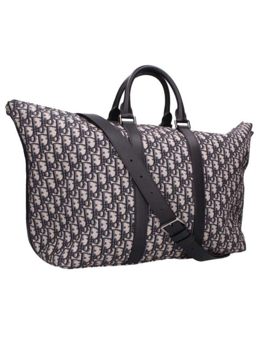 Dior Weekender 40 Oblique Jacquard Calfskin Boston Bag